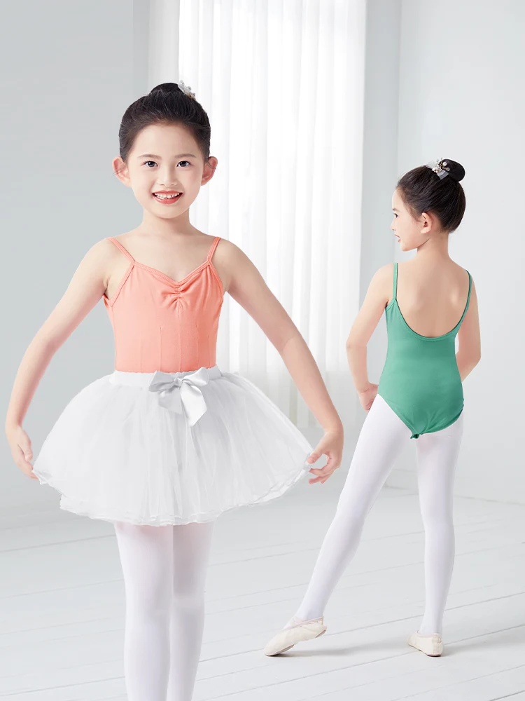 Ballet Leotard dance leotard ballet leotard girls dance costumes for Girls Kids Dance Camisole Swimsuits Gymnastics Bodysuit Open Crotch Professional Ballet Costume