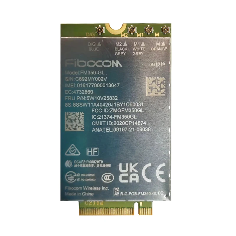 Fibocom FM350-GL 5W11H85408 5G Module for Thinkpad X1 Yoga 8th Gen 