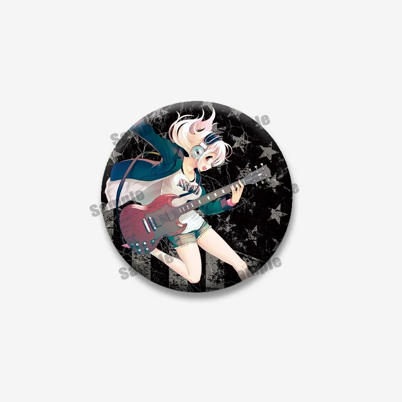 Cartoon Virtuelle Sängerin Super Sonico Mode Brosche Weißblech Soft Button Pins Schmuck Abzeichen für Jacke Tasche Zubehör Fans Geschenke – Detail 9