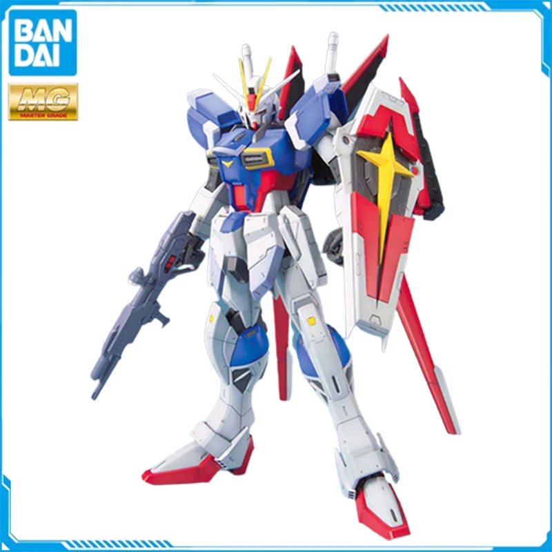 

In Stock Original BANDAI GUNDAM MG 1/100 SEED Force Impulse Gundam Model Assembled Robot Anime Figure Action Figures Toys