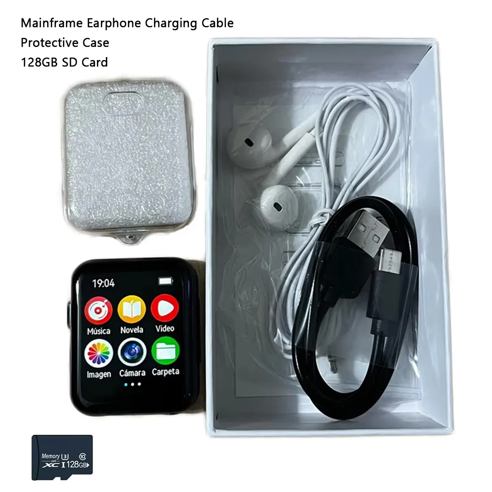 Bluetooth HiFi Touchscreen MP3 & MP4 Player with Speaker, Recorder, Camera, and FM Radio/E-book
