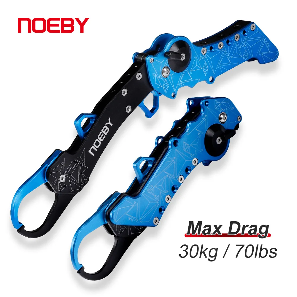 

NOEBY New Collapsible Fishing Grip Aluminium Alloy Fish Lip Grip Fish Hook Controller Adjustable with Connect Ring Fishing Tool