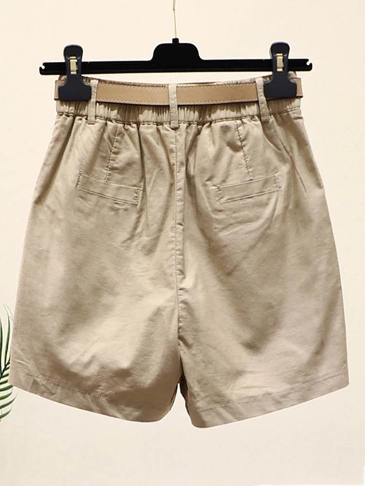 High Waist Slim Oversize Culottes Shorts Summer Women New Korean Skinny A-line Skirts Szorty Fashion Casual Split Pantalones