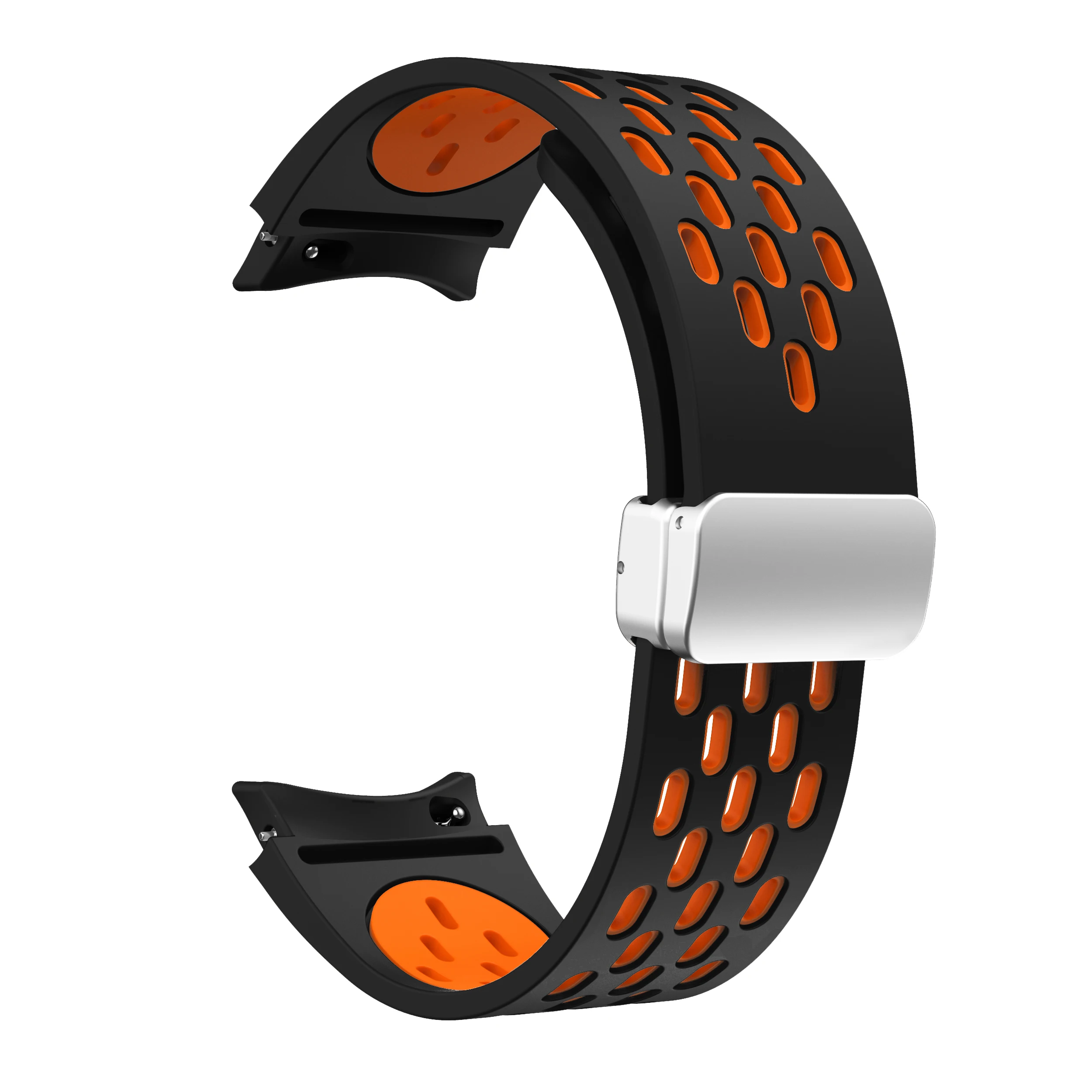 Magnetic Buckle Silicone Strap with Seamless Design