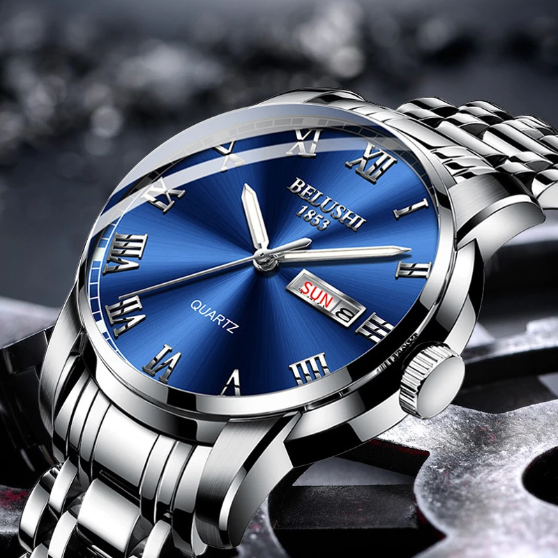 Luxury Quartz Watch Men Business Quartz Watches Analog Wristwatches