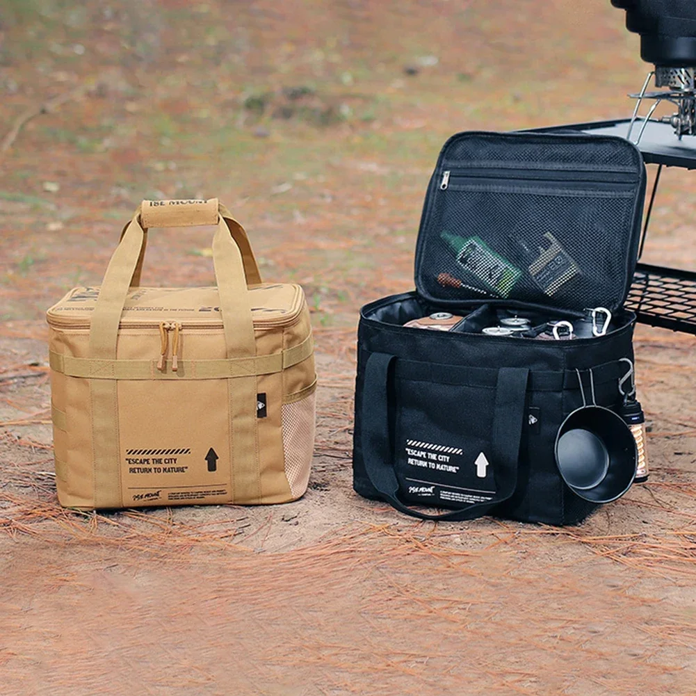 Portable Gas Tank Bag Large Capacity Picnic Organizer Cookware Utensils Kit Bag Outdoor Storage Box Camping Supplies