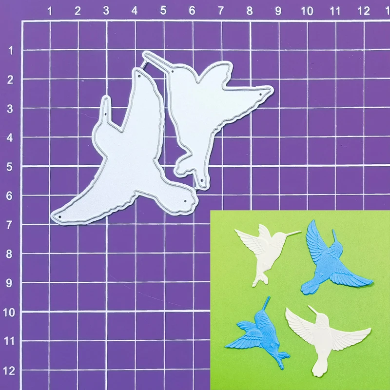 Exotic Flower And Bird Background Image 3d Relief Folder And Mold for Handcrafted Letter Background Greeting Card Scrapbook