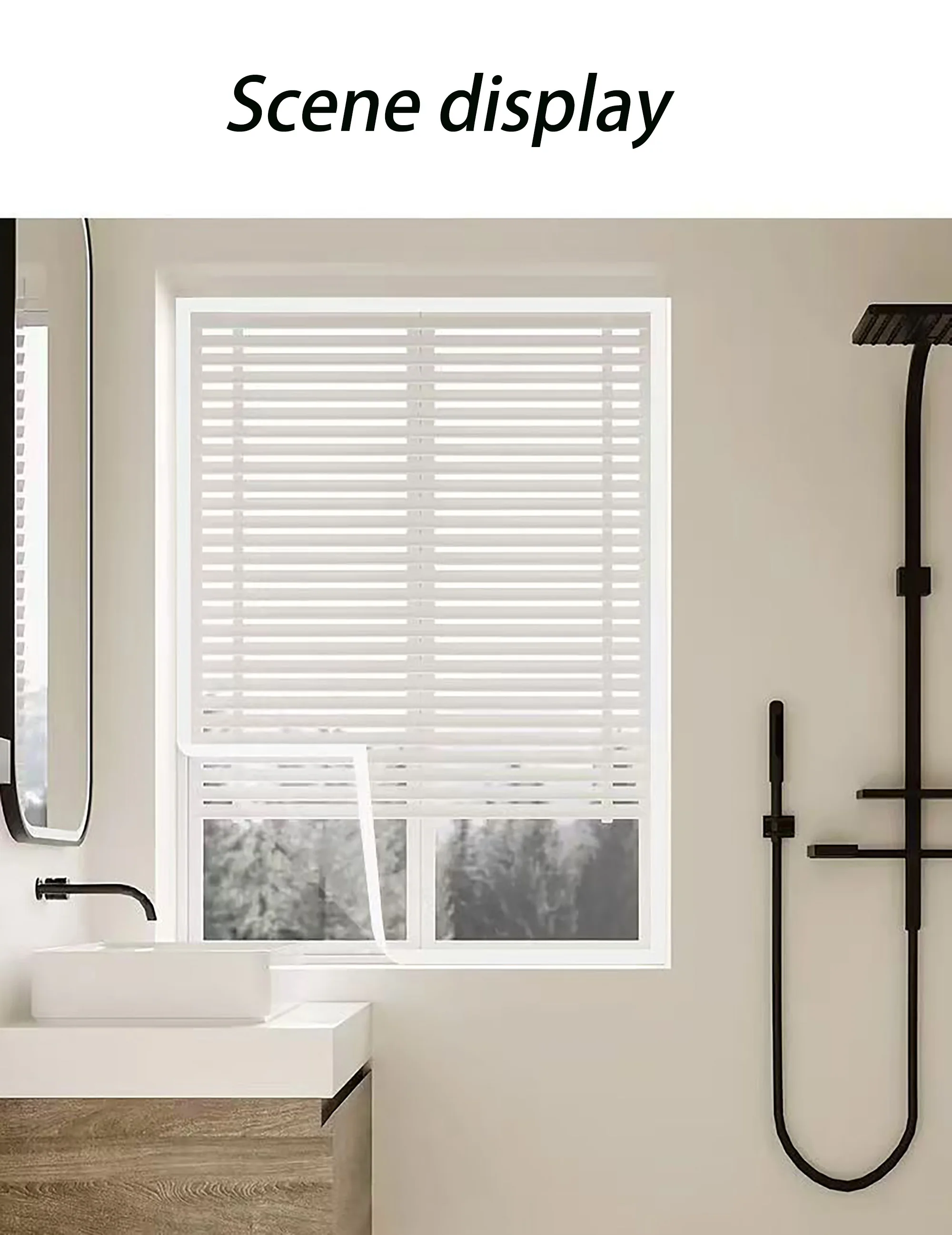 Description Picture 4 of itemNew winter window windproof insulation film sealed plastic cloth air conditioning curtains