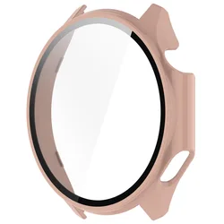 Premium Glass+PC Case with Built - in Ultra - HD Tempered Glass Protector - Watch3 (Pink)