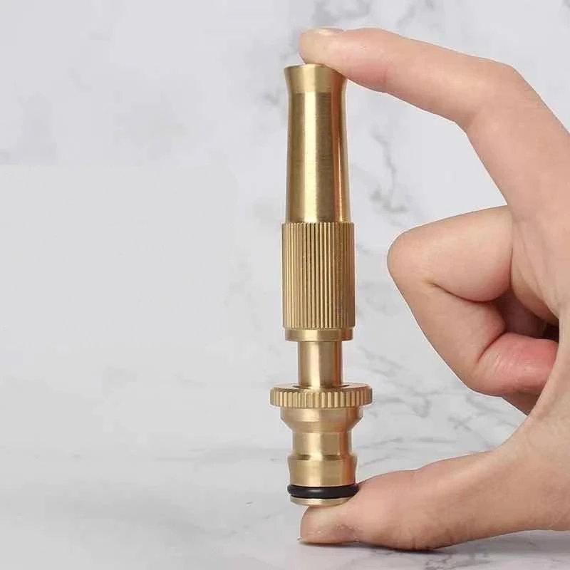 Garden Water Spray Gun Copper Gun For Car Washing Straight High Adjustable Pressure