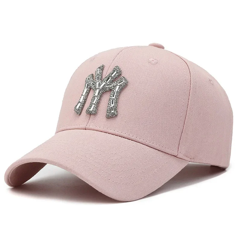 Rhinestone Hat Duck Tongue Cap Baseball Cap Sunshade Female Spring Fall