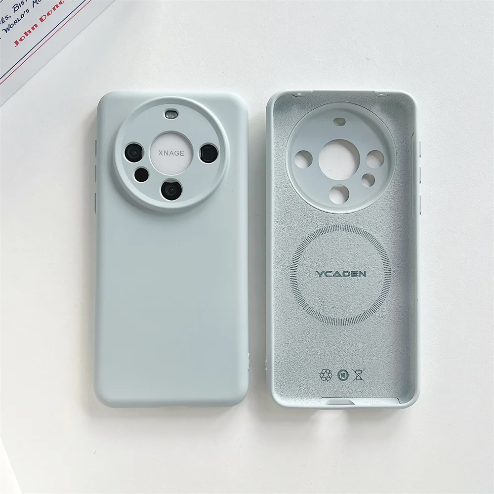 Luxury Liquid Silicone Magnetic Shockproof Case Cover