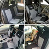Universal Car Seat Covers: Premium 9-Piece Tire Track Kit
