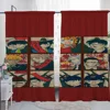 Window Kitchen Curtains for Living Room 2 Pieces Blackout Curtains Door Curtain D-detective C-conan Bedroom Decoration Partition 4