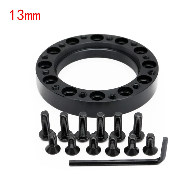 Universal Steering Wheel Hub Spacer 13/51/76/101/128 MM Steering Wheel Hub Boss Kit Adapter