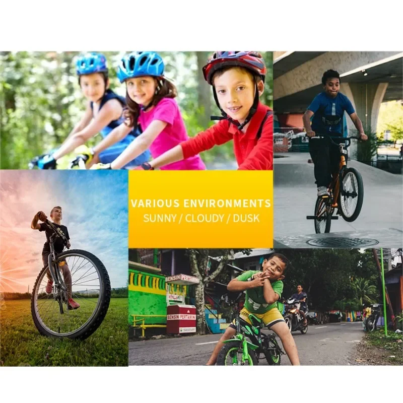 Lunettes de soleil de cyclisme polarisées pour enfants, lunettes de vélo de sport VTT, lunettes de camping pour enfants, lunettes de vélo d'extérieur pour garçons et filles, UV400