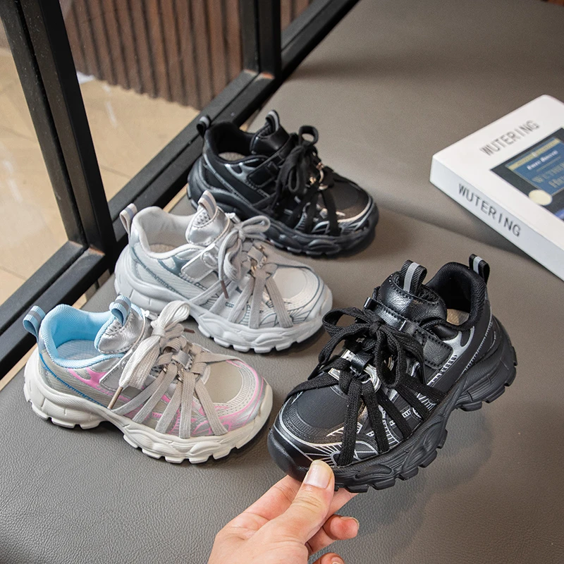 Kids Casual Platform Sneakers for School Sport