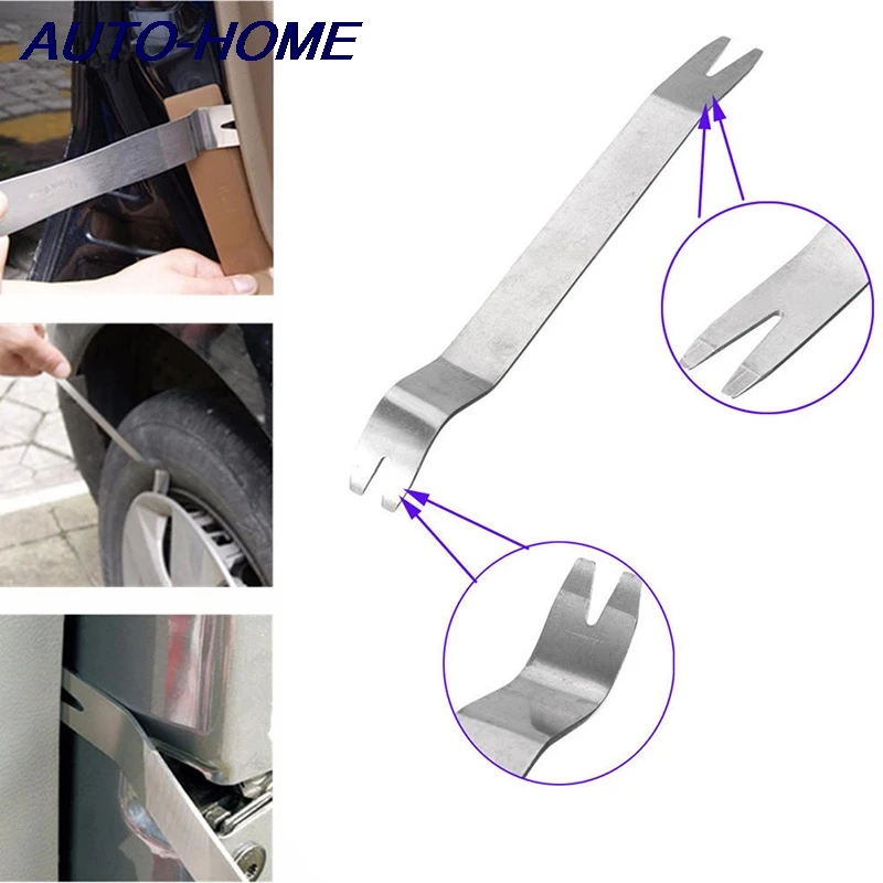 Car Removal Pry Tool Kit Trim Door Clip Panel Dash Audio Radio Interior Metal car tools for auto repair