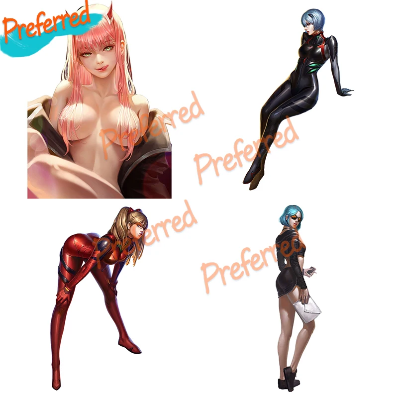 

High Quality HOT GIRL Wall Stickers for Gabinete Gamer Anime Car Stickers Waterproof PVC