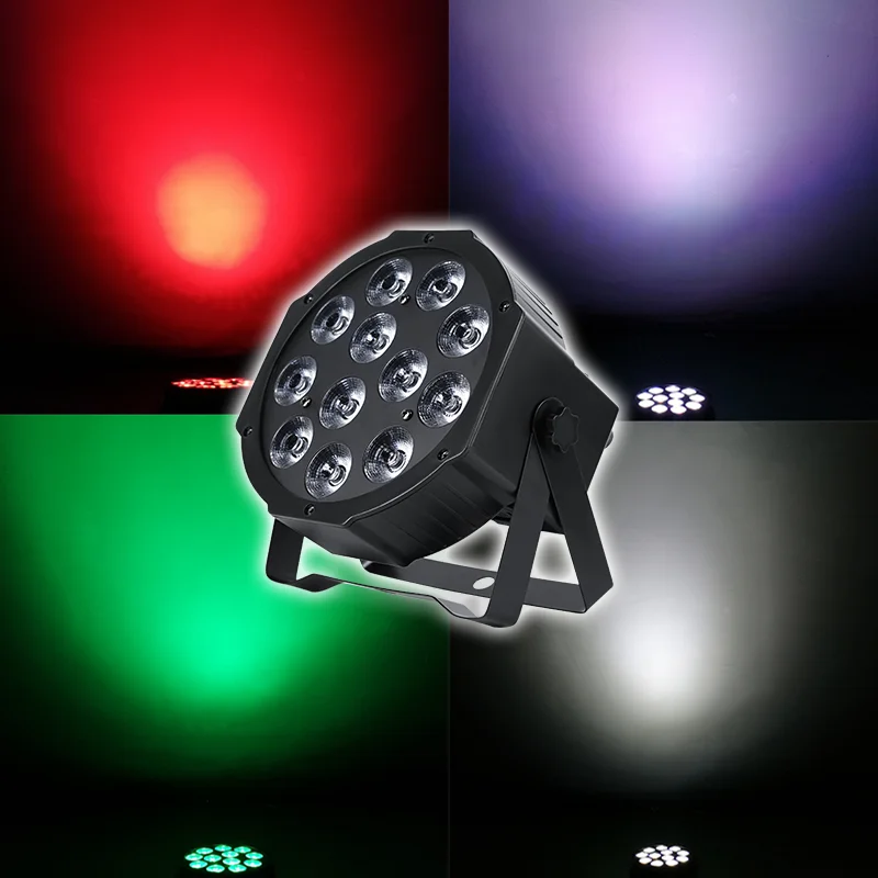 

Сценическое освещение Led Par 12 × 12 Вт, 4 в 1, устройство управления проектор RGBW DMX, профессиональное оборудование для свадебной вечеринки, клуба, бара, праздничного эффекта