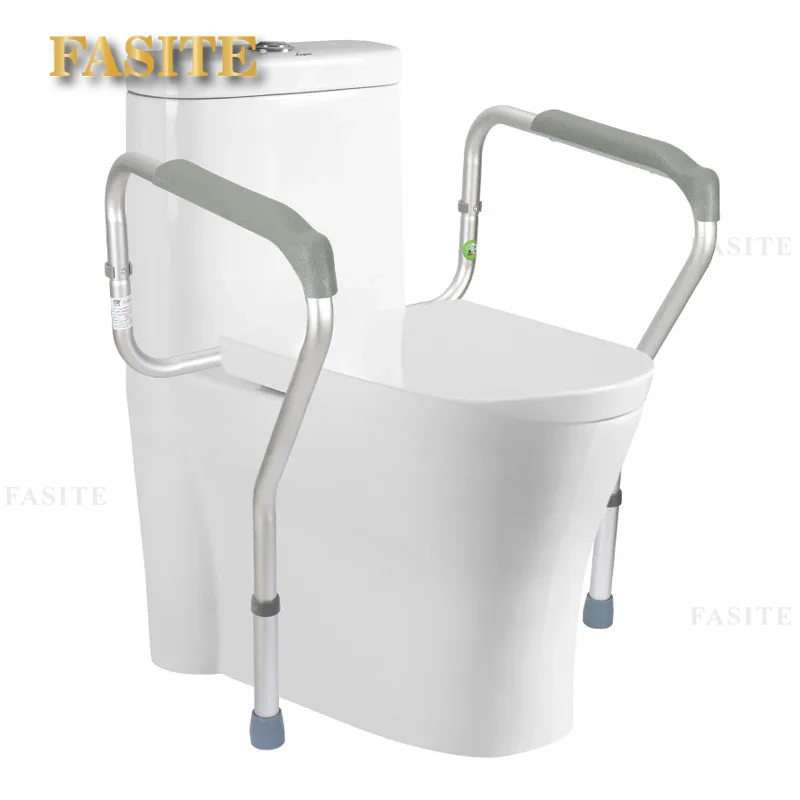 Description Picture 2 of itemAdjustable Toilet Safety Rails Bathroom Accessories AntiSlip Frame Rack Shower Grab Bar Elderly Pregnant Support Handrail