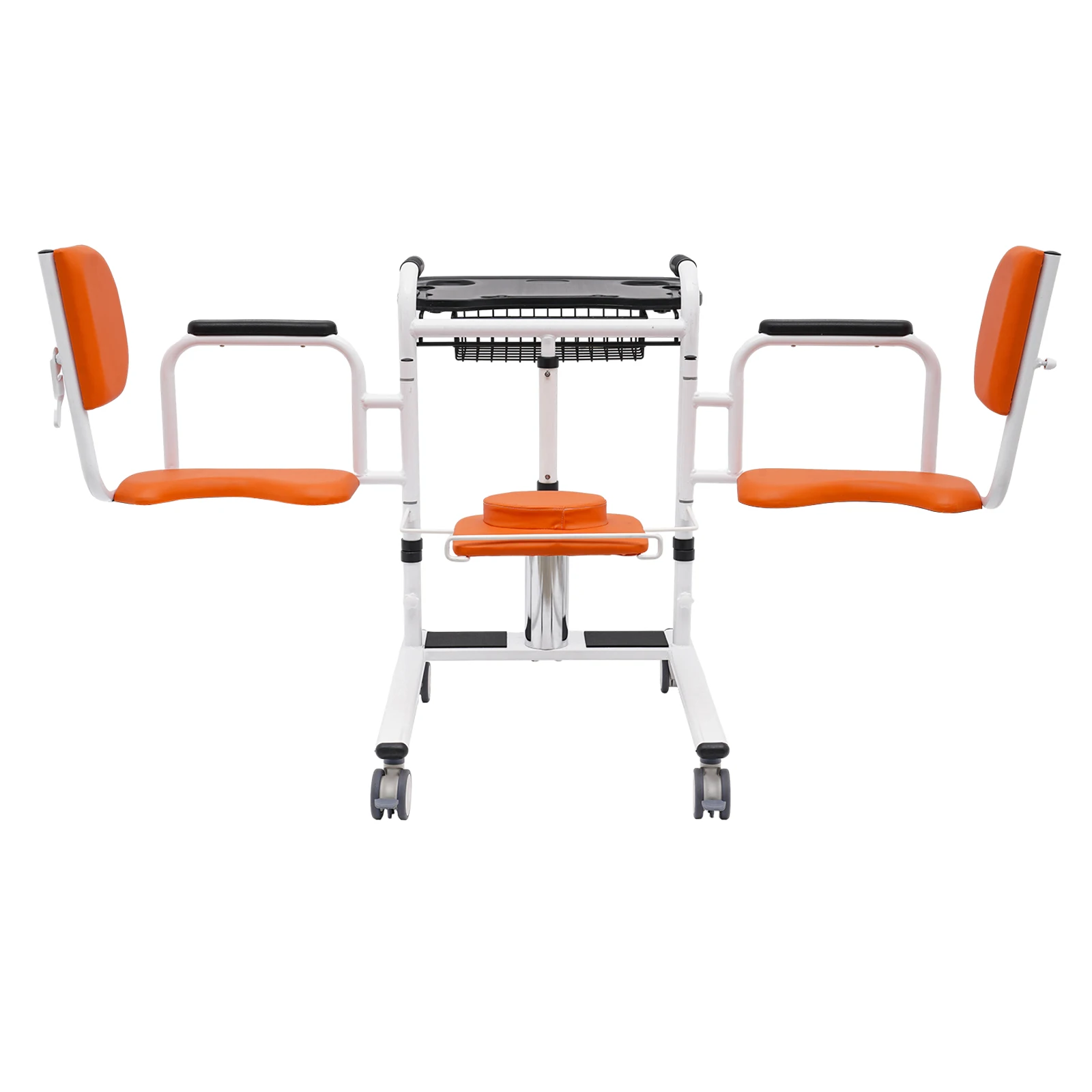Commode Chair Toilet Stair Lift Chair Hydraulic Patient Transfer Chair with Commode for Disabled Multifunctional Shift Chair 3