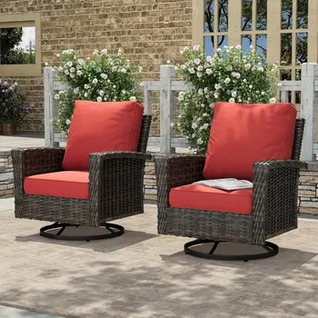 High Back Swivel Patio Chair 1