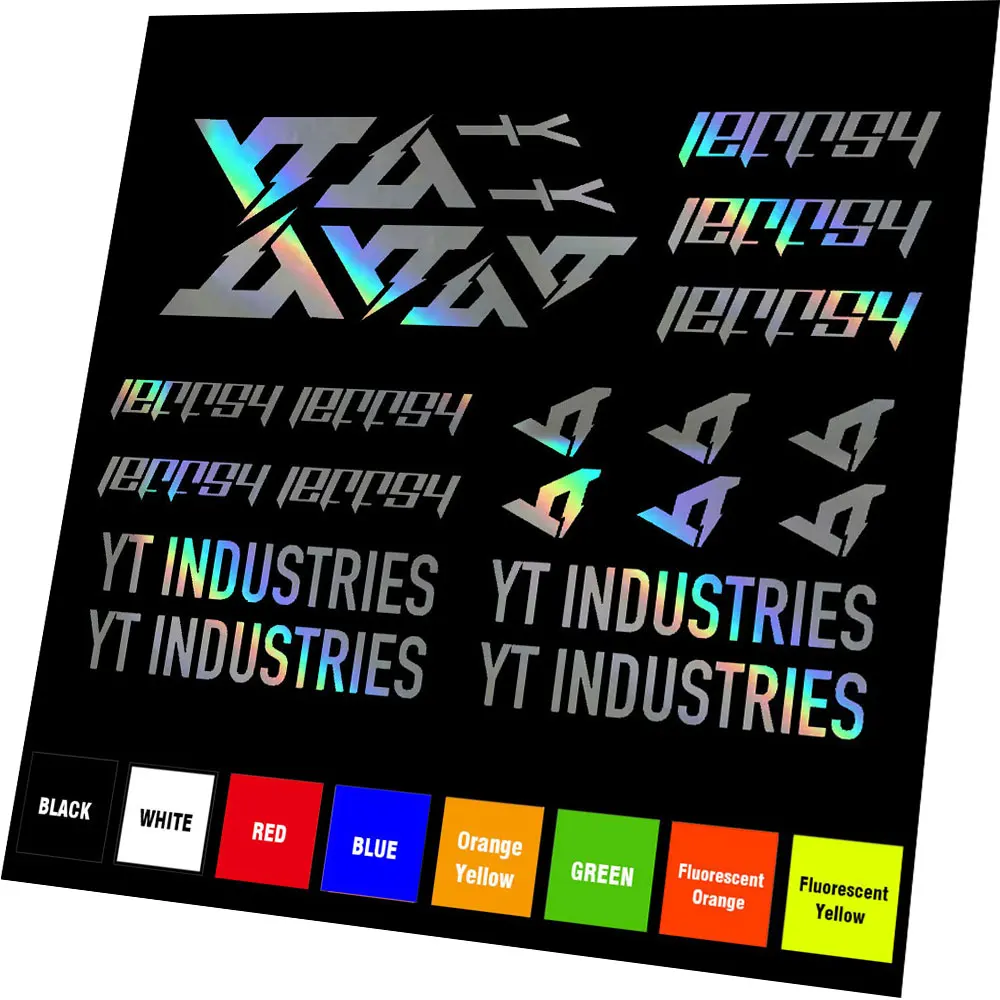 ForYTIndustriesJEFFSYVinylDieCutDecalsStickersBikeFrameKit