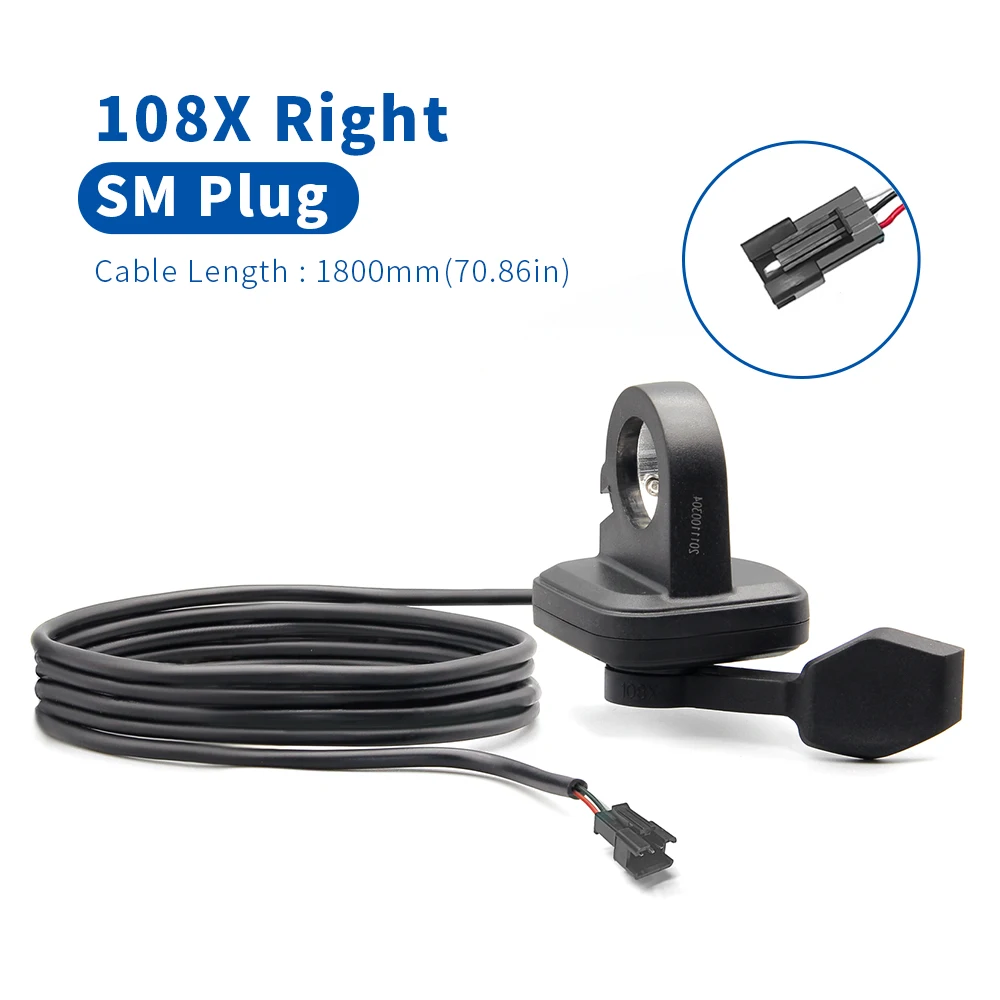 Universal Voltage Ebike Thumb Throttle with 3 Pin Connector