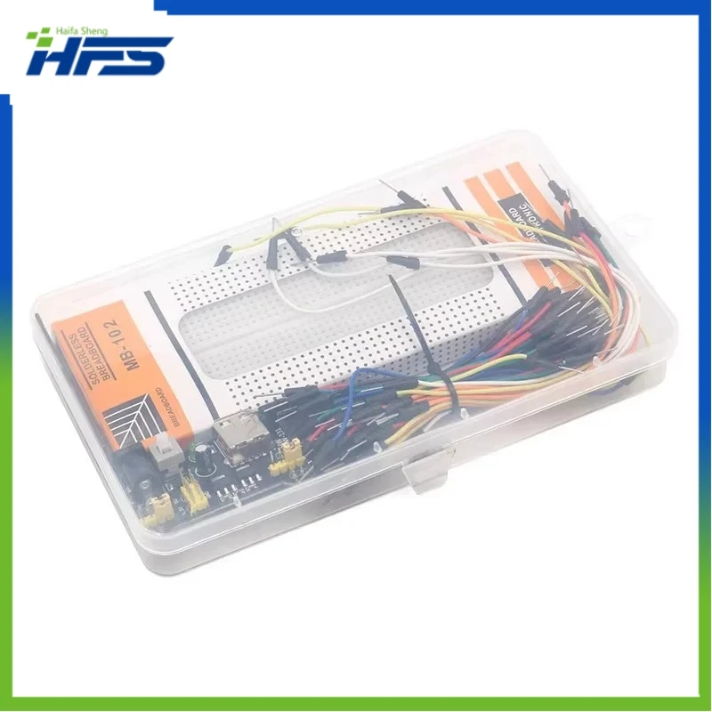 

Breadboard Line Experimental Kit MB-102+DuPont Line+Breadboard Power Module Electronic DIY Development Board