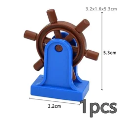 Large Building Blocks Playground Set with Slide, Swing, and Seesaw - Educational Toy (The Rudder)
