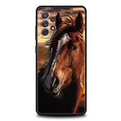 Elegant Running Horse Design Phone Case - Artistic Animal Cover - Samsung A05 (A6)
