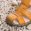 Children's Sandals 2022 Summer Sports Pig Leather Breathable Anti-kick Barefoot Sandals Boy's Wear-resistant Beach Sandals 6