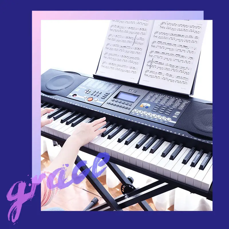 Keyboard Piano Professional Digital Synthesizer Baby Piano Children Midi  Controller 61 Keys Teclado Infantil Electric Instrument - Electronic Organ  - AliExpress