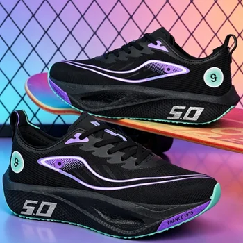 Athletic Running Shoes Carbon Board Marathon Men Sports Breathable Lightweight Women's Comfortable Speciality Stability Sneakers 1