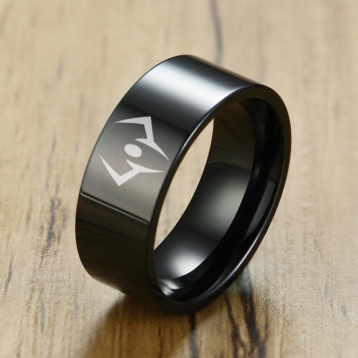 Anime Jujutsu Kaisen Rings Ryōmen Sukuna Cosplay Black Dead Eye Unisex Ring Prop Jewelry Gift Stainless steel Accessories - Image 2