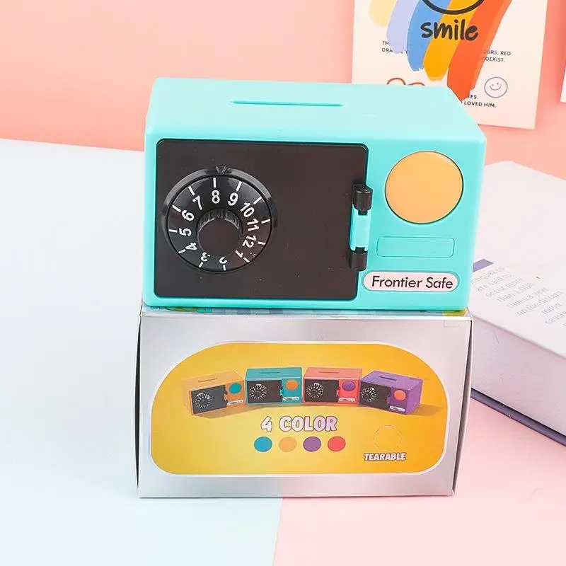 1 pezzo Novità! Mini salvadanaio a forma di bancomat per bambini, regalo di anno, con password, scatola digitale per il risparmio di denaro, deposito di monete e contanti_voghion.com
