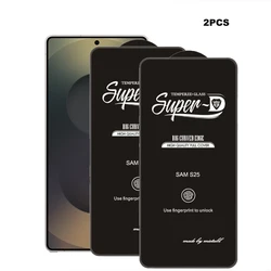 2PCS Full Cover Super HD Tempered Glass Screen Protector Film - Tempered Glass (For Galaxy S25 Plus)