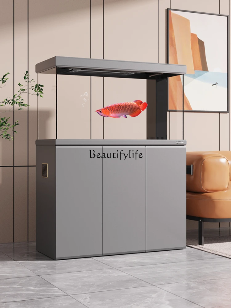 

Living Glass Super White Tank Large, Medium and Small Professional Bottom Filter Aquarium Ecological Household Dragon Fish Tank