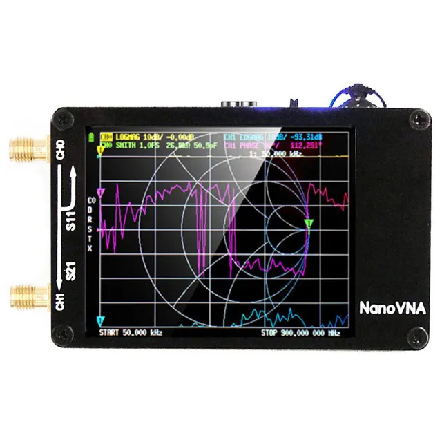 Nowy 2.8 Cal NanoVNA-H analizator antenowy sieci wektorowej