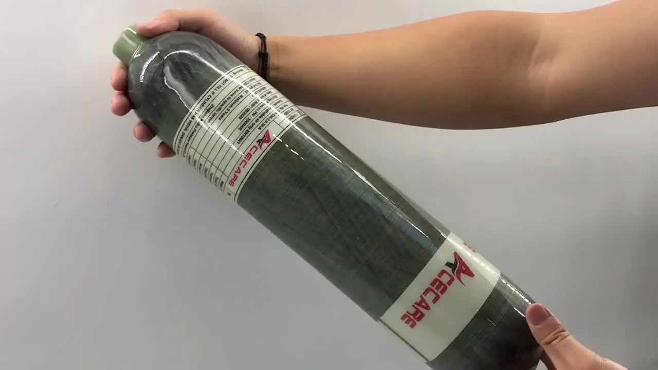 ACECARE 2L цилиндр из углеродного волокна с регулирующим клапаном наполнительной