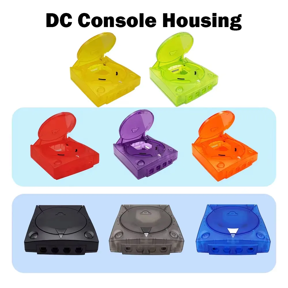 Replacement Plastic Shell Translucent Case For SEGA Dreamcast DC
