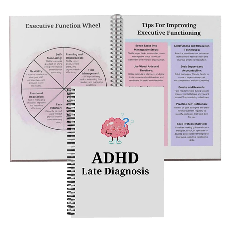 ADHD Late Diagnosis ADHD Planner For Neurodivergent Adults Personalized Family Monthly Calendar Planner Daily