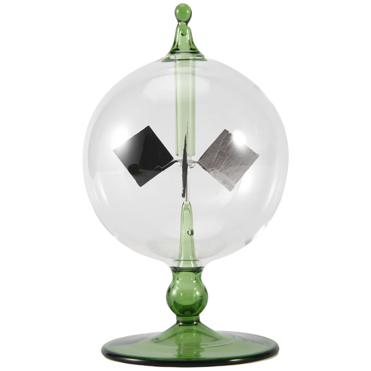 Green Solar Power Radiometer Crookes Solar Energy Spinning Vanes Windmill Gift Home Desk Decoration 2