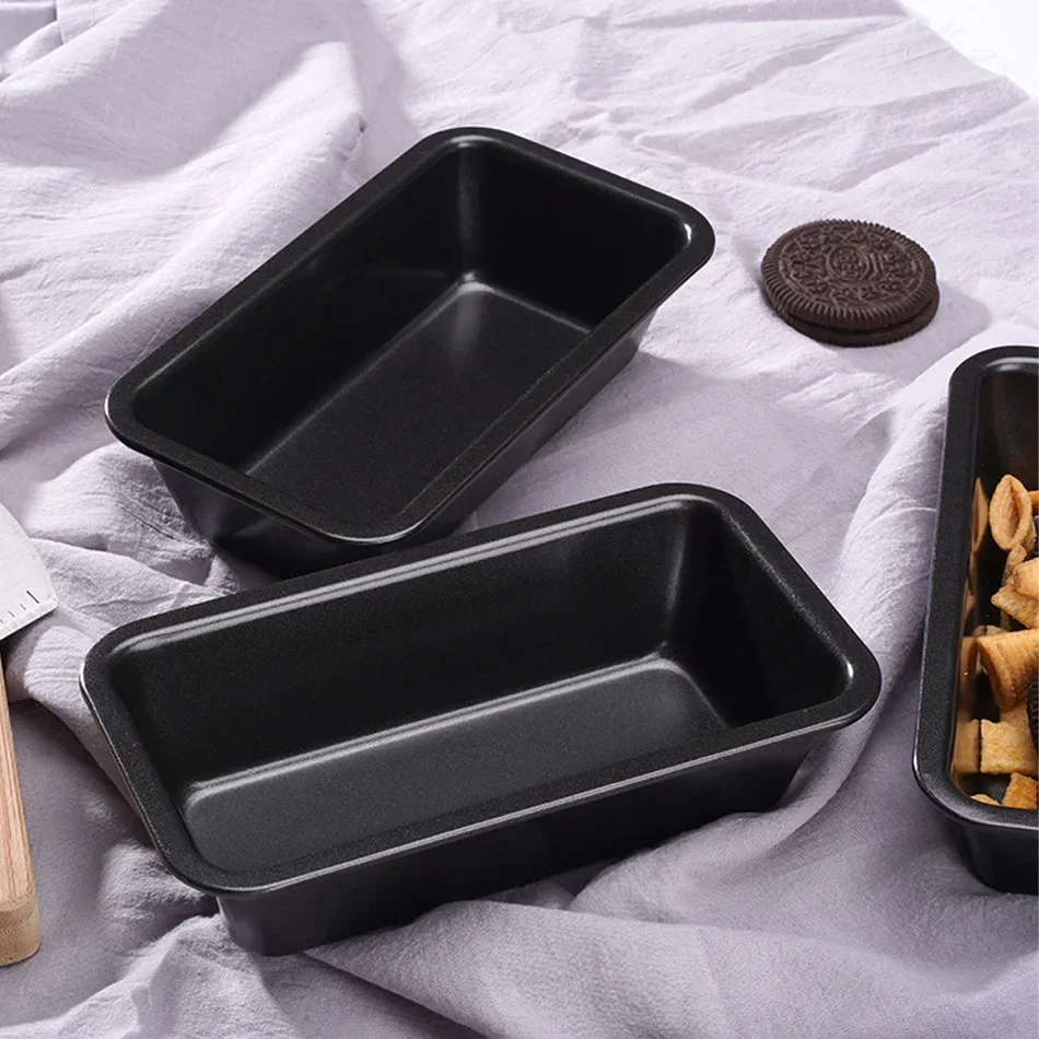 4/6Pcs Mini Bread Mold Carbon Steel Nonstick Cake Pan Toast Mold 6Inch Rectangular Cake Baking Tray Loaf Pan Kitchen Baking Tool