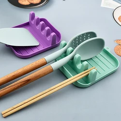 Pot Lids Spoon And Chopsticks Rest Holder Useful Things For Kitchen Tools Accessory Utensils Supplies Home Novelty Gadgets