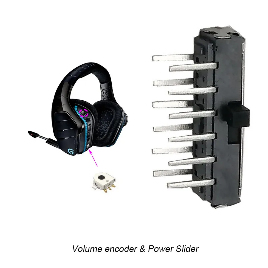 Logitechg933 g935 g633 g635 artemisme用のヘッドセット電源