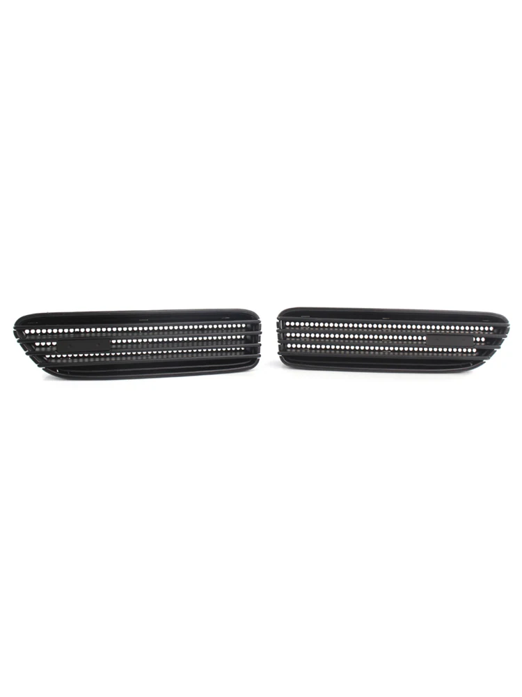 1 Pair of Fender Vents Dumb Black Side Grill Grille Fender Vents Replacement for BMW E46 M3 01-06 Plastic Material