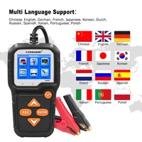 2026 New KONNWEI KW650 Car Moto Battery Tester 6V 12V Auto Battery Analyzer 100 to 2000 CCA Car Moto Cranking Charging Test Tool - Image 5