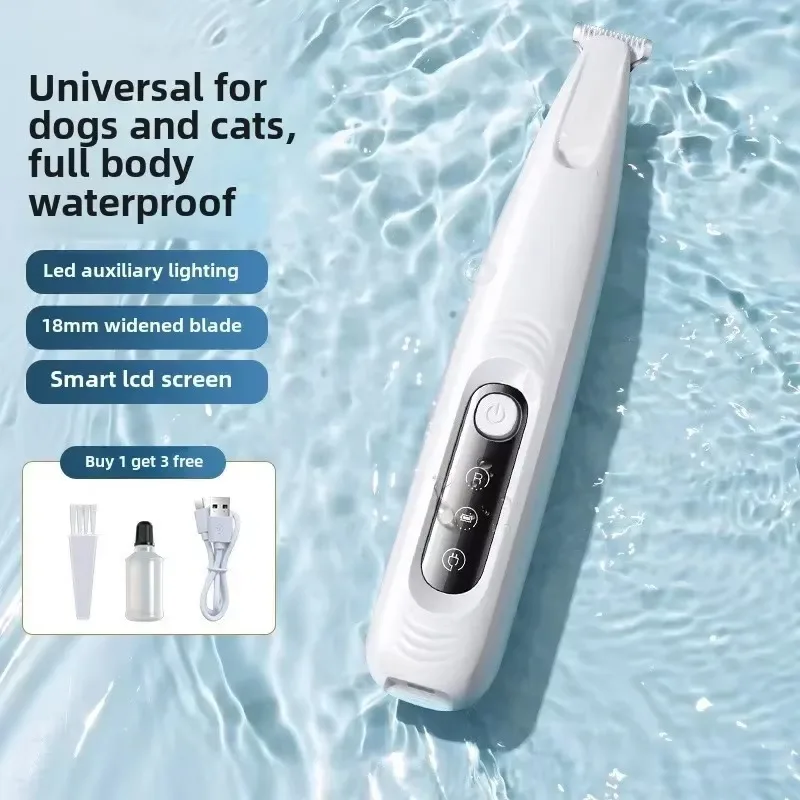 Professional Dog Grooming Clippers with LED Display – Low Noise, Cordless Trimmer 3
